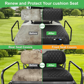 LEAPGOMAX front seat pocket for essentials on Club Car DS