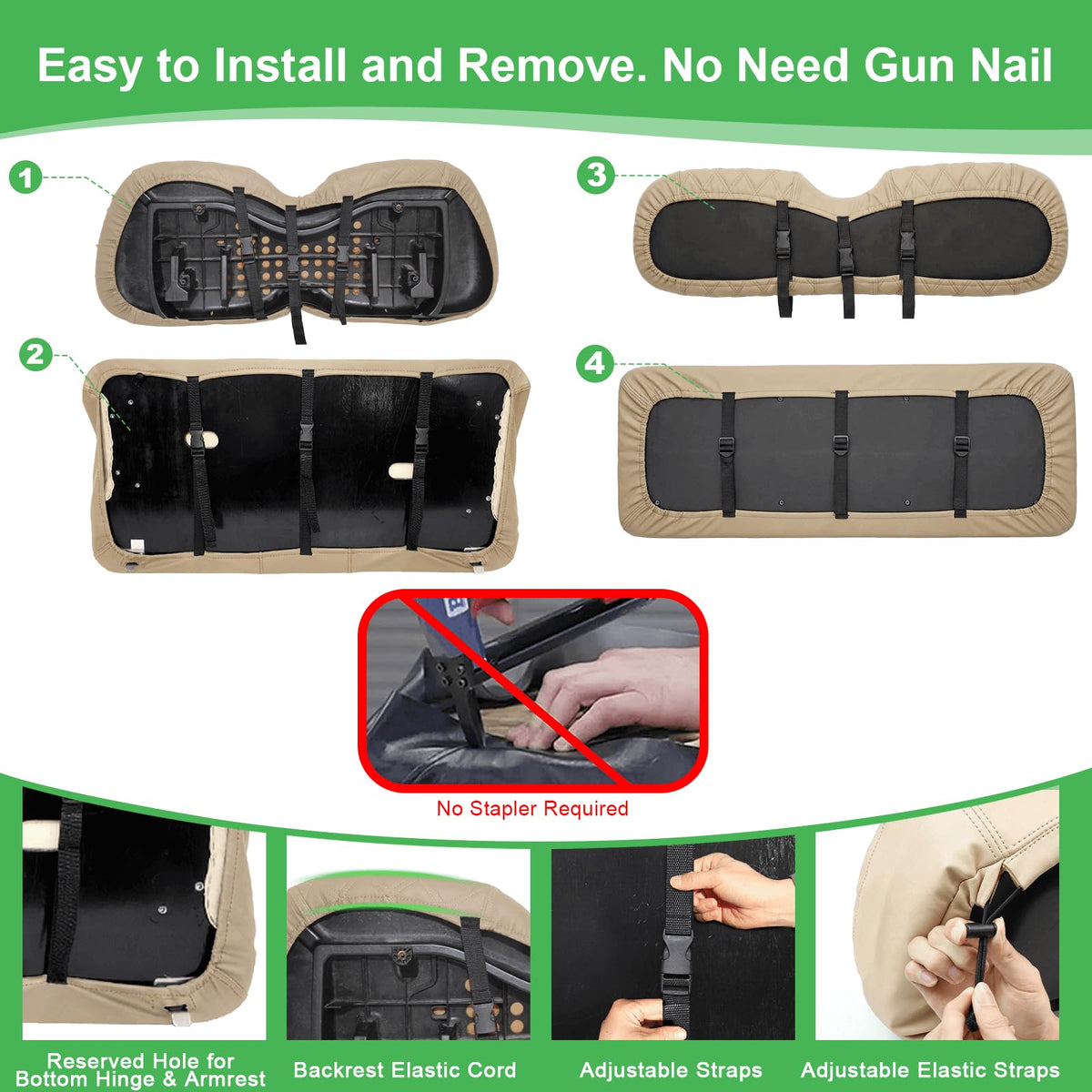 LEAPGOMAX front seat pockets keep essentials within reach
