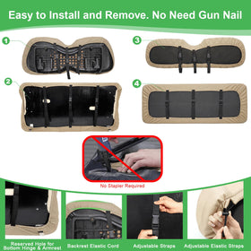 LEAPGOMAX front seat pockets keep essentials within reach