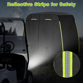 LEAPGOMAX three zipper doors offer easy access to the cart