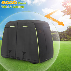 LEAPGOMAX ventilation design promotes breathability for stored carts