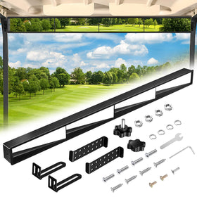 LEAPGOMAX golf cart mirror 4-panel for wider rear view and safer drives
