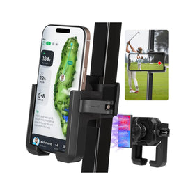 LEAPGOMAX golf cart phone holder magnetic secures your device on rough terrain