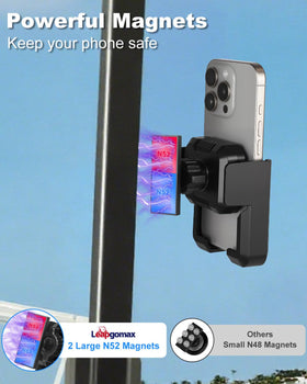 LEAPGOMAX golf cart phone mount secure lock keeps your phone stable