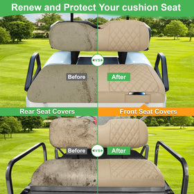 LEAPGOMAX rear backrest cover for EZGO enhances durability