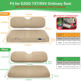 LEAPGOMAX rear cushion cover shields seats from wear