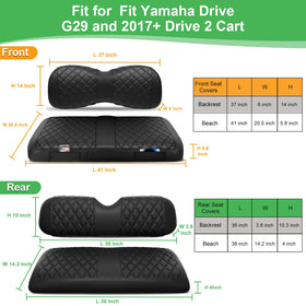 LEAPGOMAX rear cushion adds soft support for passengers.