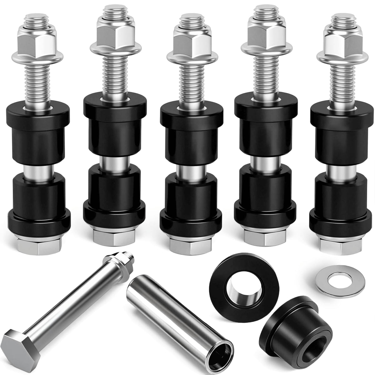 LEAPGOMAX rear leaf spring bushing kit for EZGO TXT rear view with improved stability