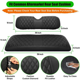 LEAPGOMAX breathable sponge padding boosts comfort on long rides