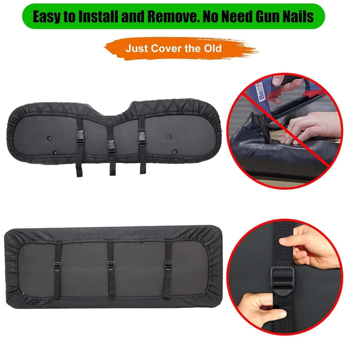 LEAPGOMAX diamond design seat cover offers premium style and lasting durability