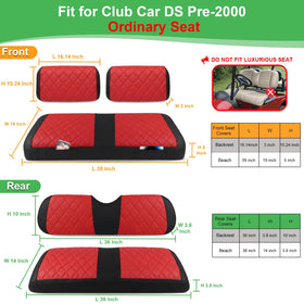 LEAPGOMAX rear seat cover protecting the back row against wear.