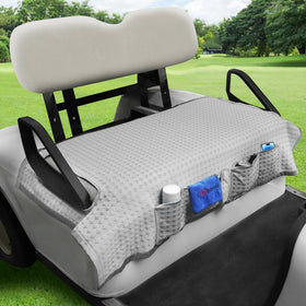 LEAPGOMAX universal-fit golf cart blanket for EZGO/Club Car keeps seats cool.