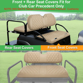 LEAPGOMAX front backrest cover adds premium look and easy cleaning