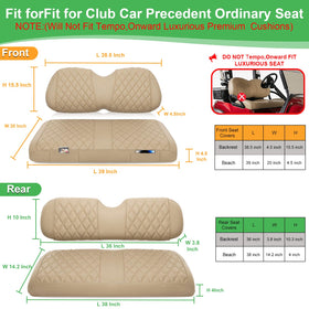 LEAPGOMAX rear cushion cover guards seats during family rides