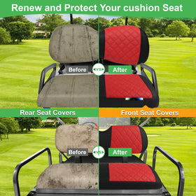 LEAPGOMAX front-seat assembly shows easy no-staples installation