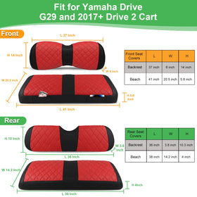 LEAPGOMAX rear cushion cover adds plush feel and protection
