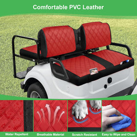 LEAPGOMAX UV-protected seat cover shielding color from sun fading.