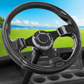 LEAPGOMAX 12.5 inch wheel offers bold style and comfortable grip for golf carts