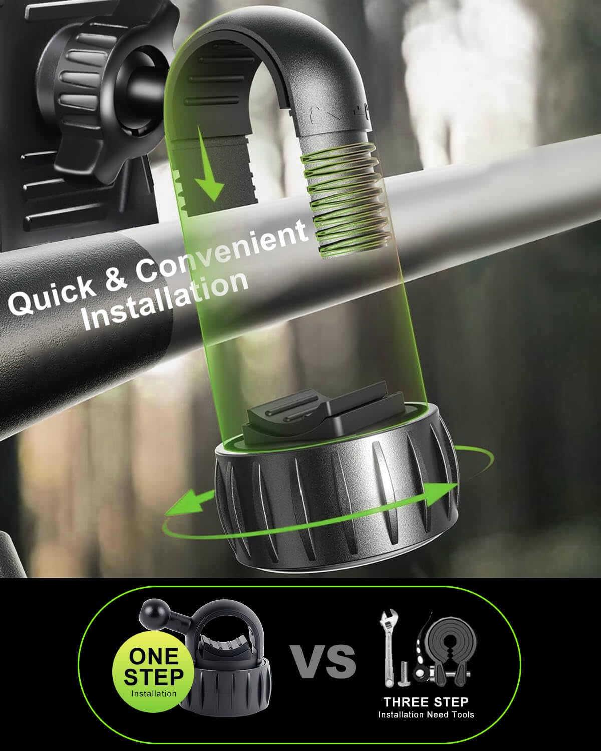 LEAPGOMAX 360-degree rotation for optimal viewing angles on the course