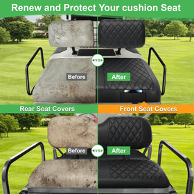 LEAPGOMAX rear backrest offers durable comfort on the course.