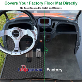 LEAPGOMAX Icon i40 floor mat fit protects cabin from dirt and moisture.