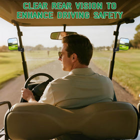 LEAPGOMAX foldable mirror reduces snag risk in narrow lanes and parking paths