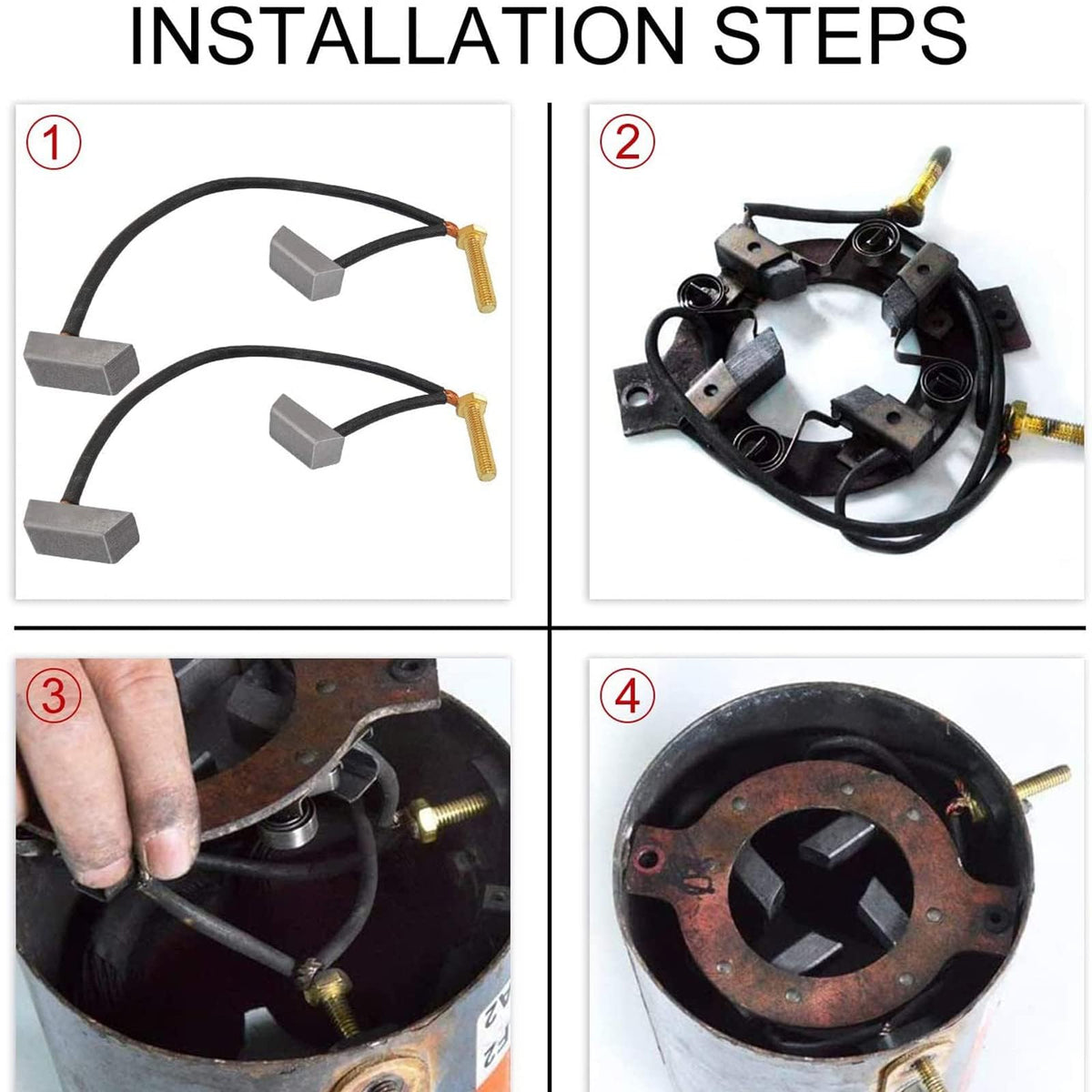 LEAPGOMAX motor terminal hardware bushing kit close-up
