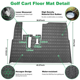 LEAPGOMAX natural rubber surface withstands heat and cold