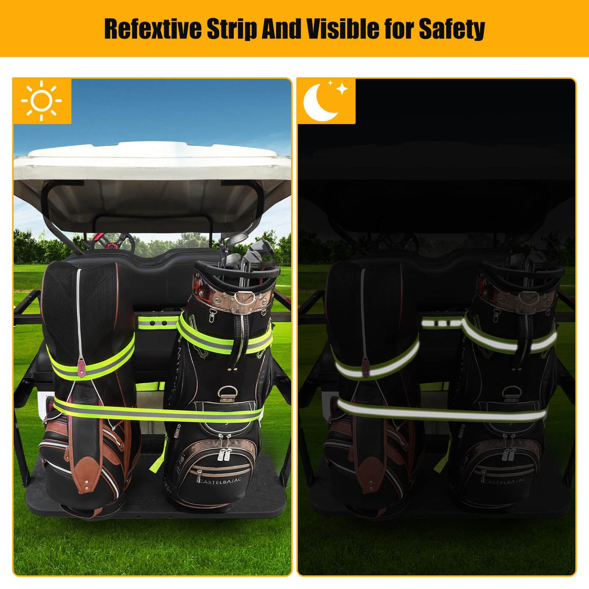 LEAPGOMAX universal compatibility with EZGO, Club Car, Yamaha
