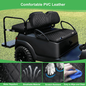 LEAPGOMAX pocket and towel feature for quick cleanups and gear storage.