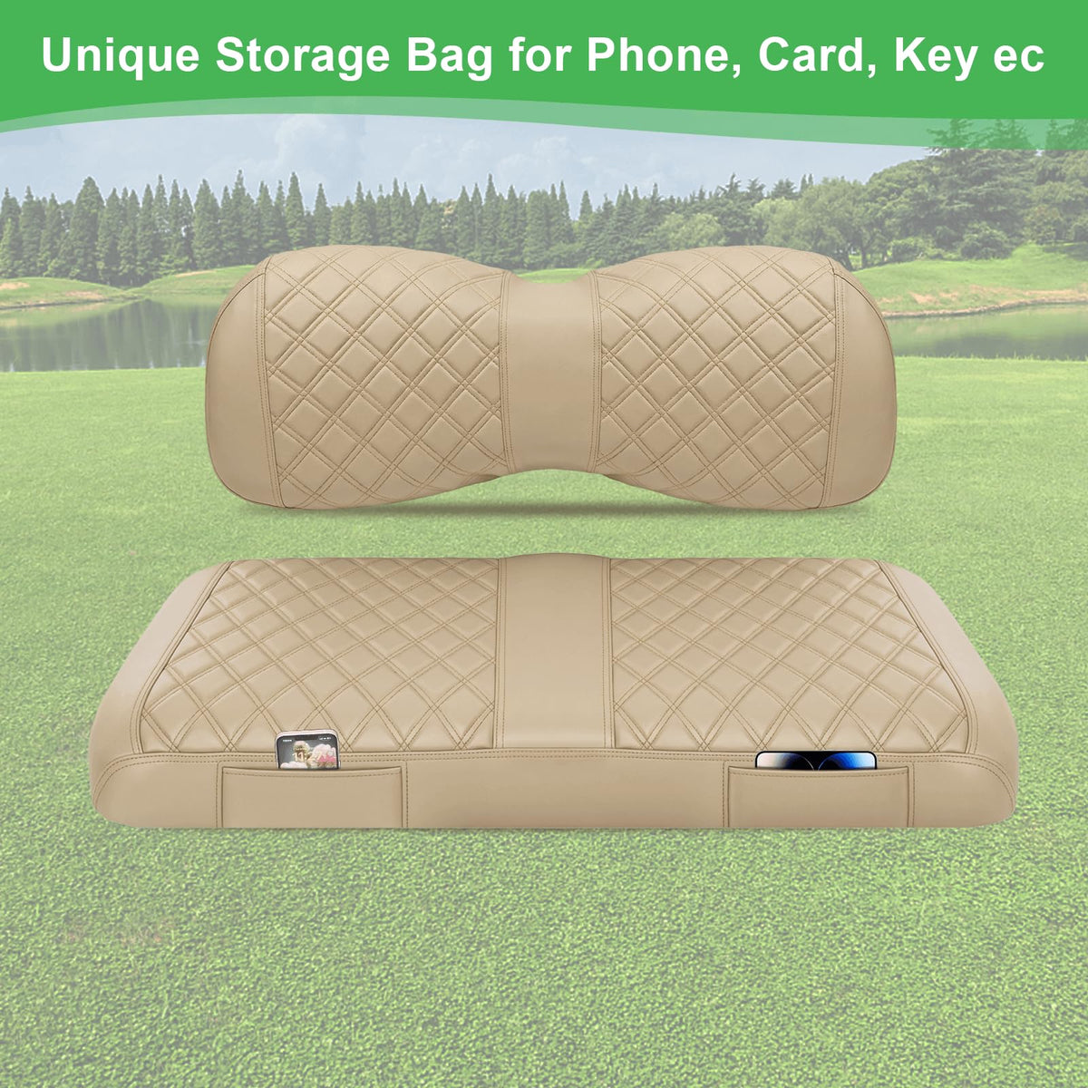 LEAPGOMAX built-in pockets and towel pocket keep essentials handy