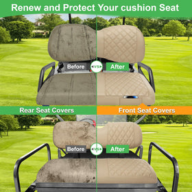 LEAPGOMAX rear backrest cover protects seats from wear on rough courses