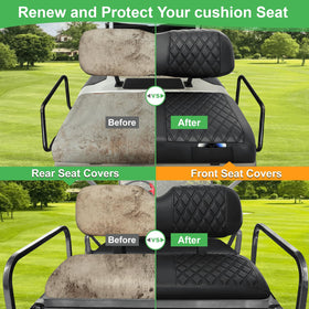 LEAPGOMAX rear backrest cover guards against scuffs on trips