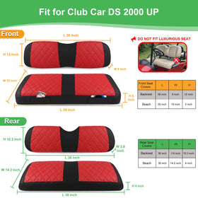 LEAPGOMAX rear cushion cover, durable vinyl protection for all-season use