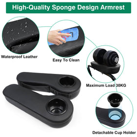 LEAPGOMAX rear-seat compatibility image shows cross-brand fit