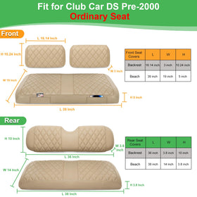 LEAPGOMAX rear seat cover shields upholstery during rides
