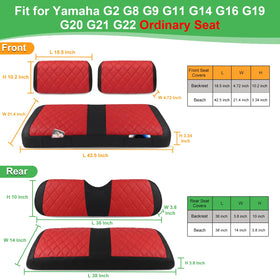 LEAPGOMAX rear seat cushion for Yamaha G22 protects against wear.