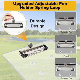 LEAPGOMAX rubber low profile clip protects the scorecard.