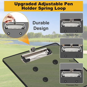 LEAPGOMAX clip with rubber protection prevents scorecard slips