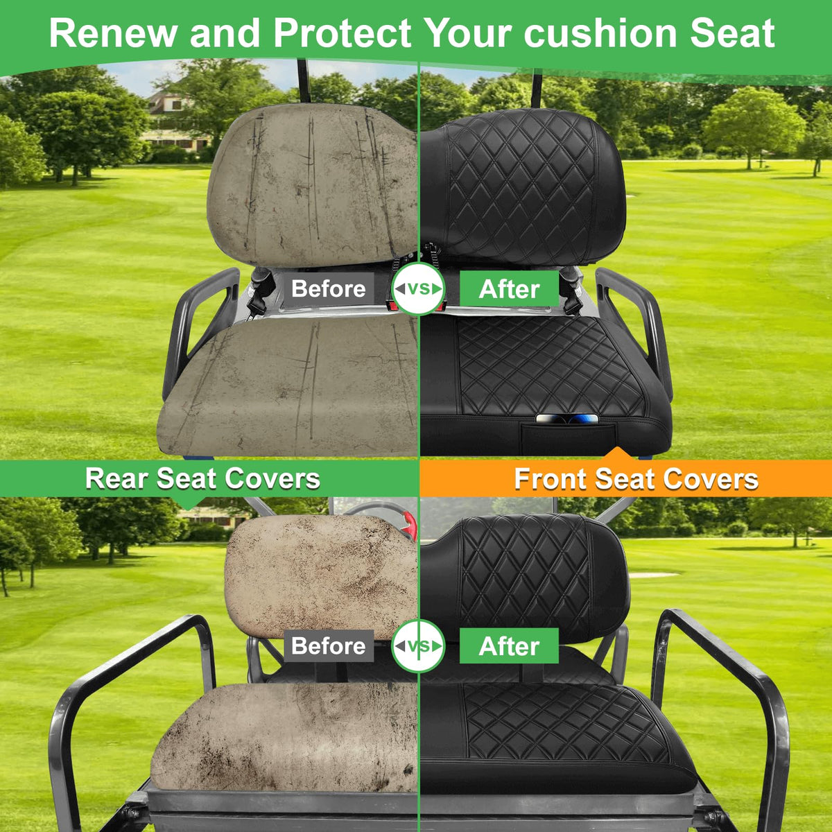 LEAPGOMAX seat installation kit for quick, no-staple setup.