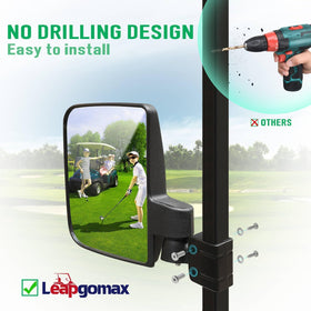 LEAPGOMAX side mirror clamps and hardware for secure mounting