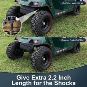 LEAPGOMAX steel construction for durable shock extension.