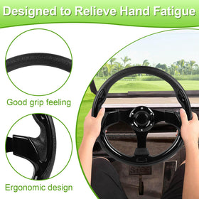 LEAPGOMAX ergonomic design provides a natural grip for relaxed steering