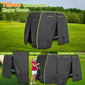 Includes a storage bag for easy on-off storage and transport.