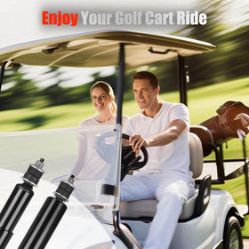 LEAPGOMAX two shocks installed on EZGO TXT for balanced performance