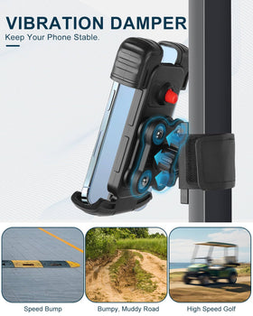 LEAPGOMAX ultra-strong magnets ensure phones stay put during rough rides
