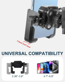 LEAPGOMAX wide compatibility supports phones from 4.7 to 6.8 inches.