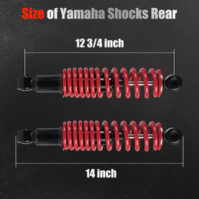 LEAPGOMAX Coil shocks with micro-polished rods resist corrosion
