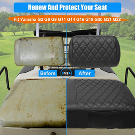 LEAPGOMAX Yamaha front backrest cover adds premium look and protection.
