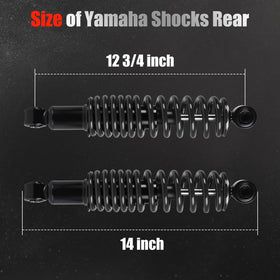 LEAPGOMAX Yamaha G19 rear shock component highlights corrosion resistance